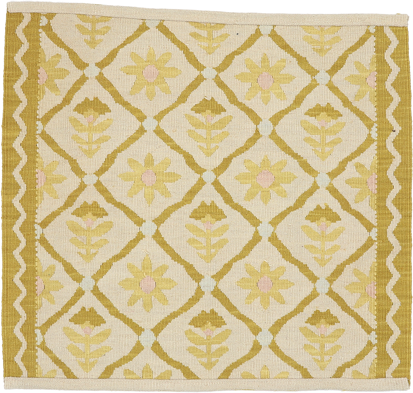 Fairfield Yellow | Luxury Custom Kilim Rugs | Hue & Dot