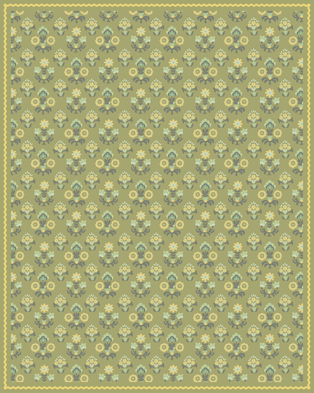 Floral Blue
